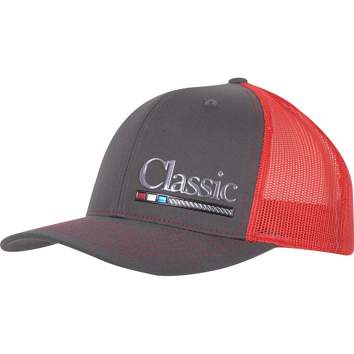 Classic Rope Mens Snapback Mesh Cap with Poly Press Logo