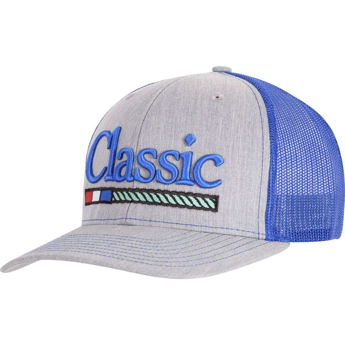 Classic Rope Mens Snapback Mesh Cap with Embroidered Logo II