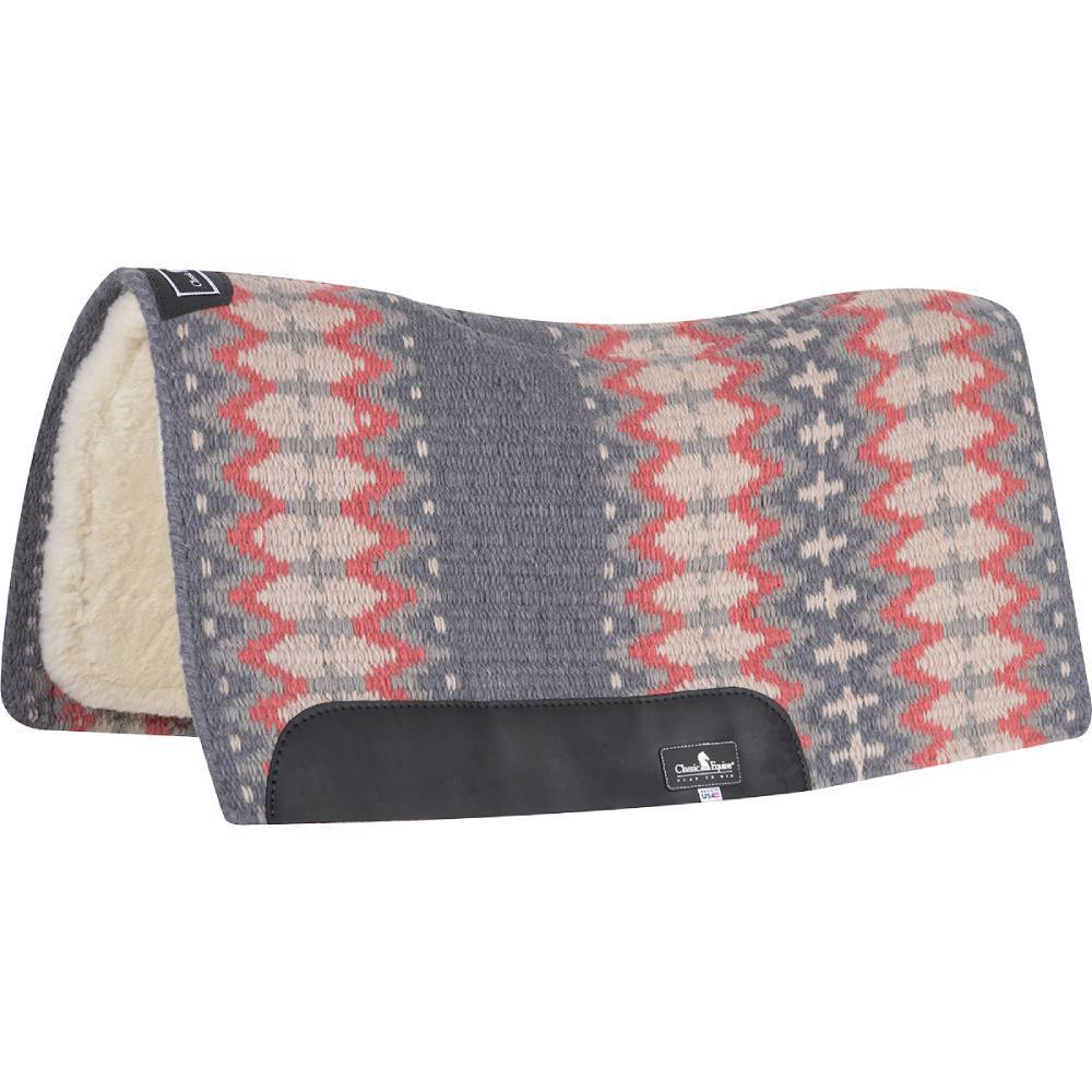 Classic Equine Sensorflex Wool Top Contoured Saddle Pad