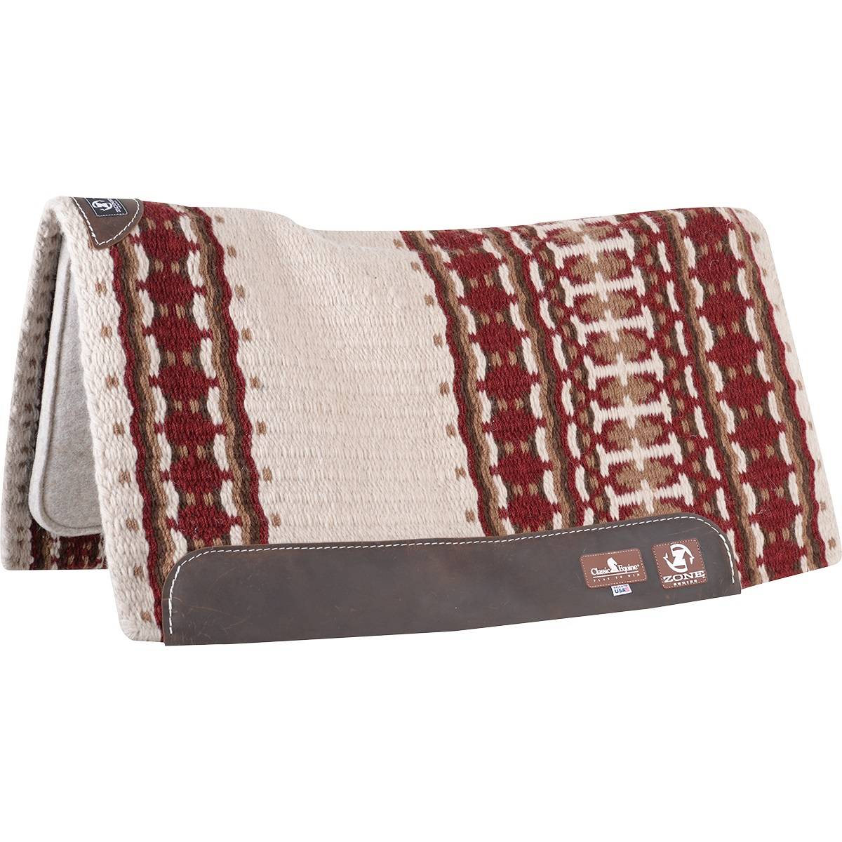 Classic Equine Zone Series Blanket Top Saddle Pad - 1 Thick