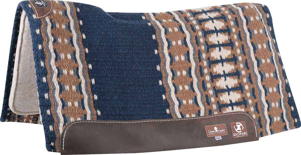 Classic Equine Zone Series Blanket Top Saddle Pad - 1 Thick