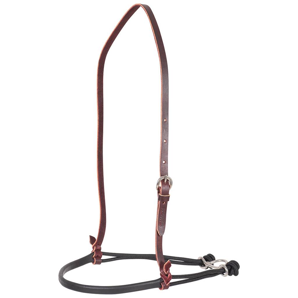 Martin Saddlery Single Rope Noseband with Rubber Cover