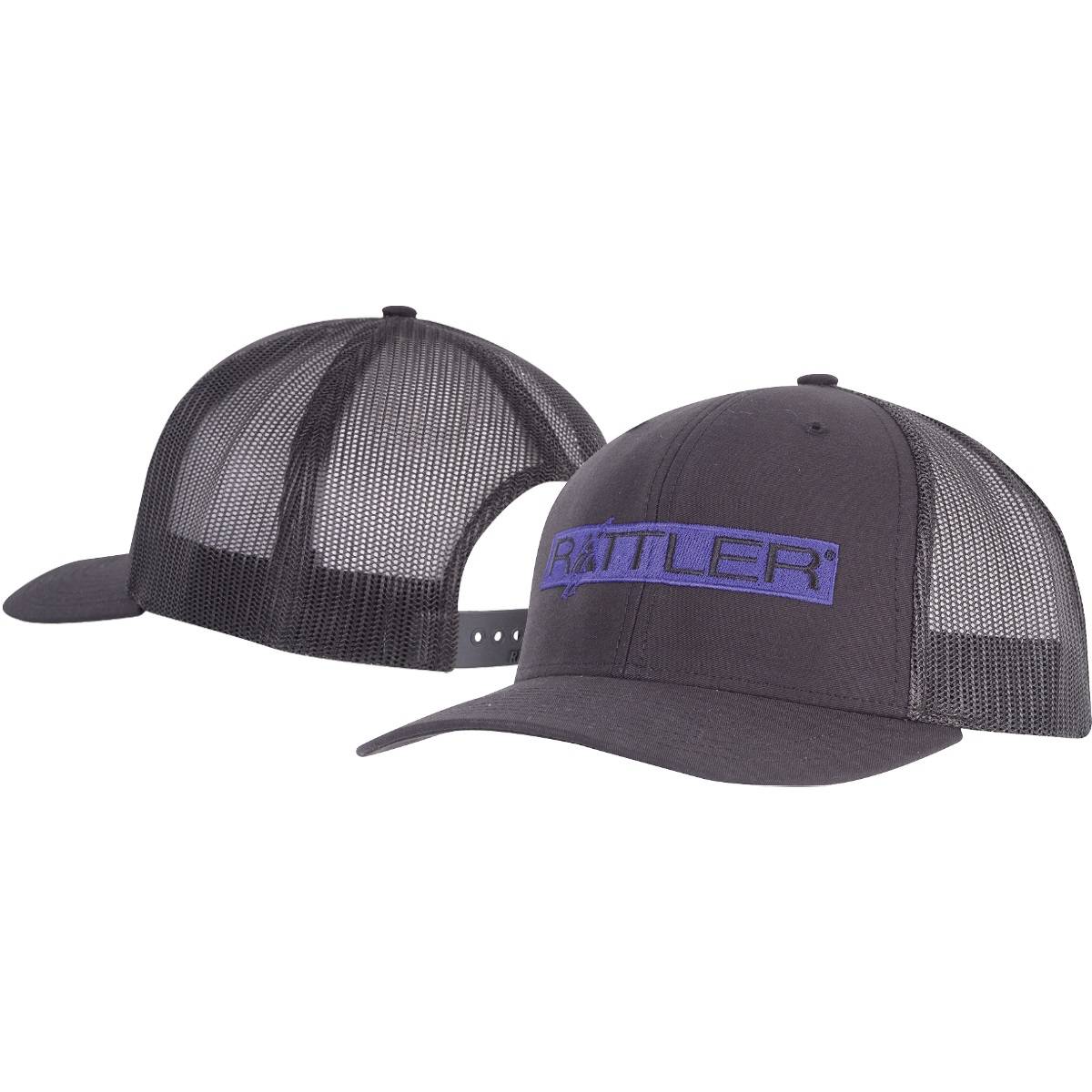 Rattler Mens Snapback Mesh Cap with Embroidered Logo