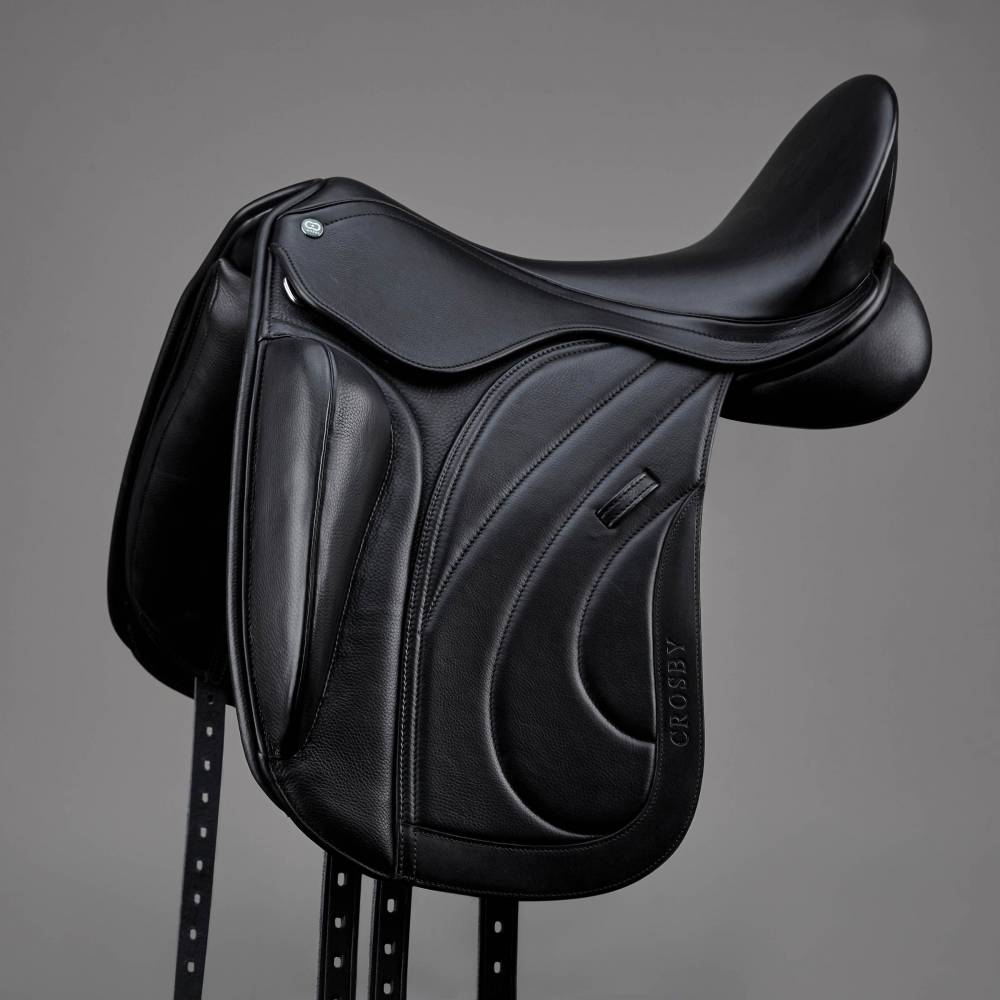 Crosby Dressage External Knee Block Saddle EquestrianCollections