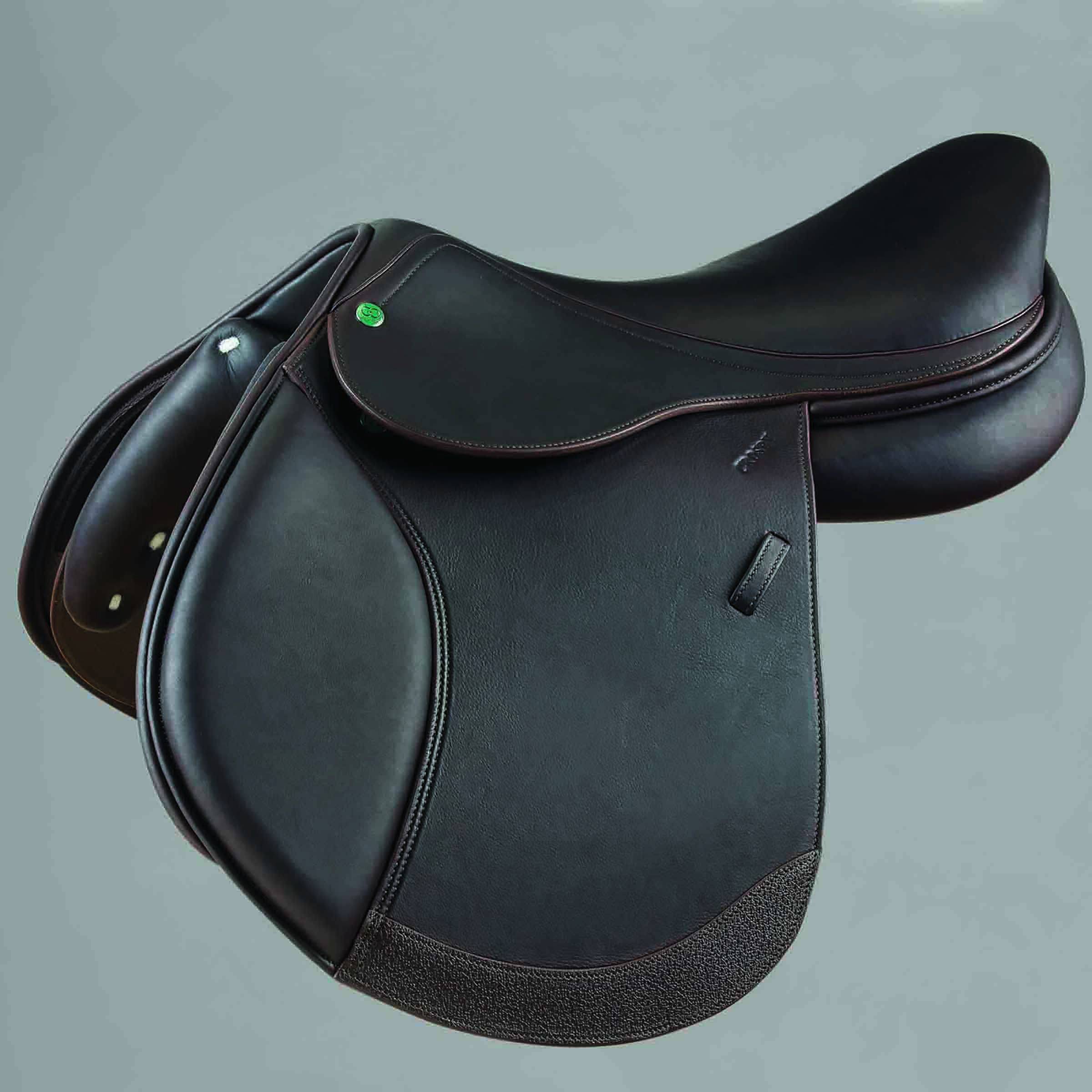 Crosby Hunter Jumper Covered Close Contact Jump Saddle Covered Dark Brown 16