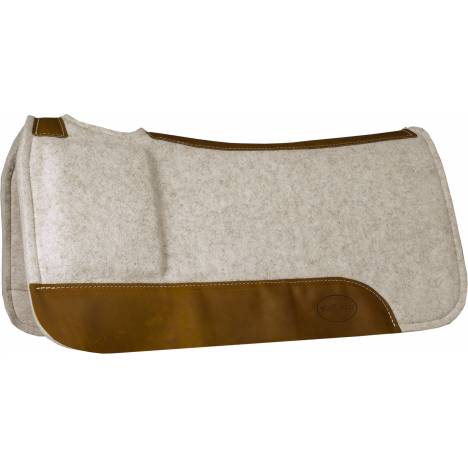 Mustang Contoured Wool Felt Saddle Pad with XRD Shims