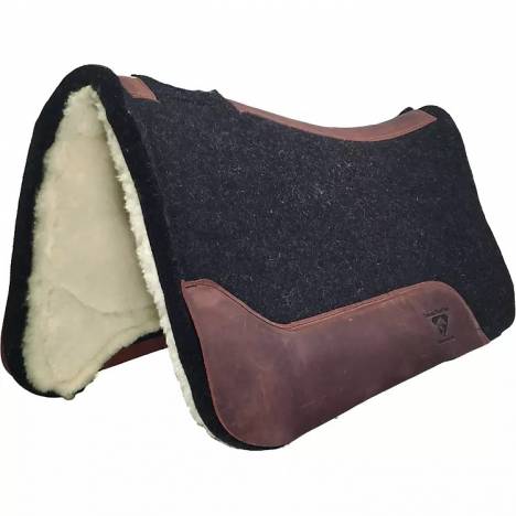 Diamond Wool Black Gold Roper with Wool Fleece Pad