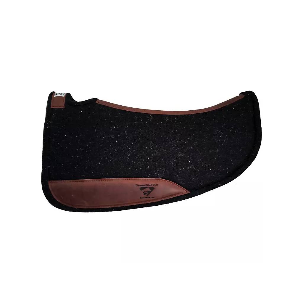 Diamond Wool Contoured Tough Barrel Saddle Pad