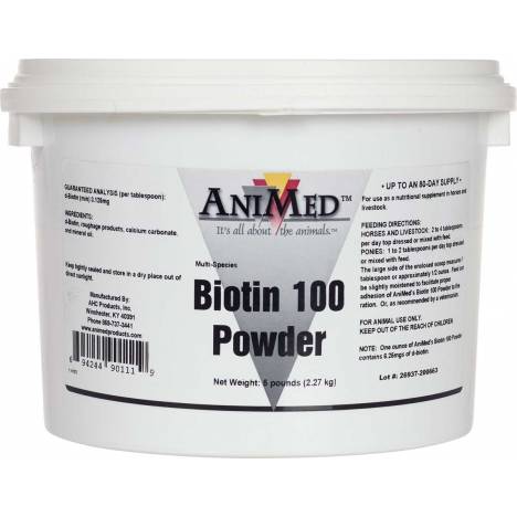 AniMed Biotin 100 Powder Horse Supplement