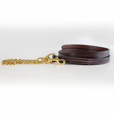 Tory Leather Traditional Stitch Lead with 24" Chain