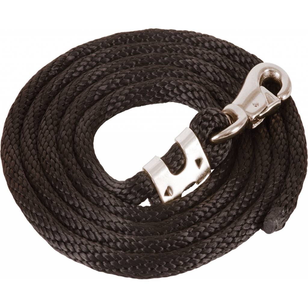 Mustang Poly Lead Rope with 1" Nickel Plated Bull Snap