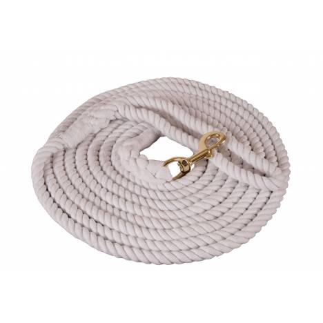 Mustang Cotton Lunge Line with Brass Plated 1" Bolt Snap