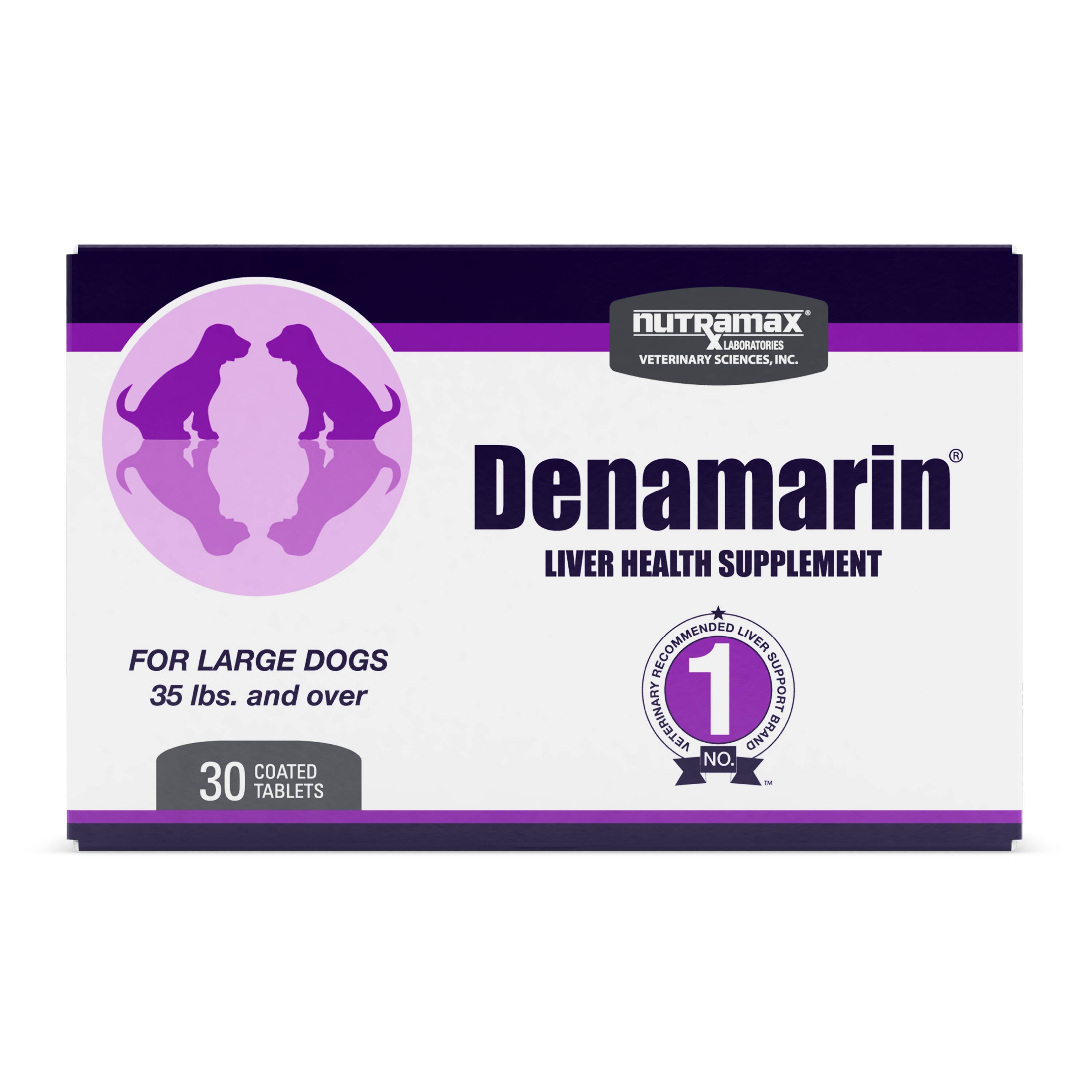 Nutramax Denamarin Liver Health Supplement for Large Dogs, With S-Adenosylmethionine (SAMe) and Silybin