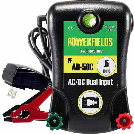 Powerfields AC/DC 30 Acre Fence Energizer