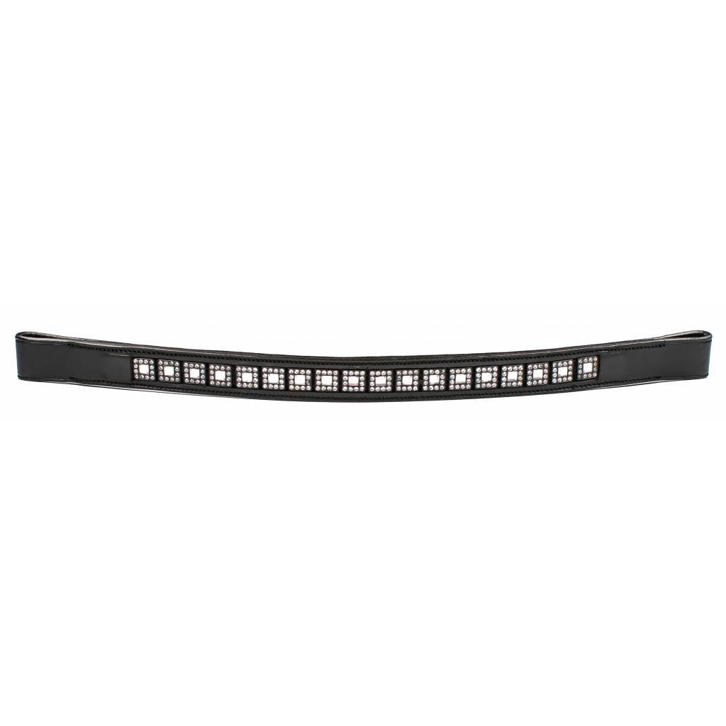 HK Americana Crystal Outline Browband- 1 Inch Wide