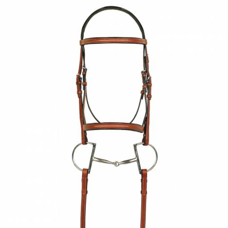 Aramas Fancy Raised Padded Bridle with X-Long Fancy Lace Reins