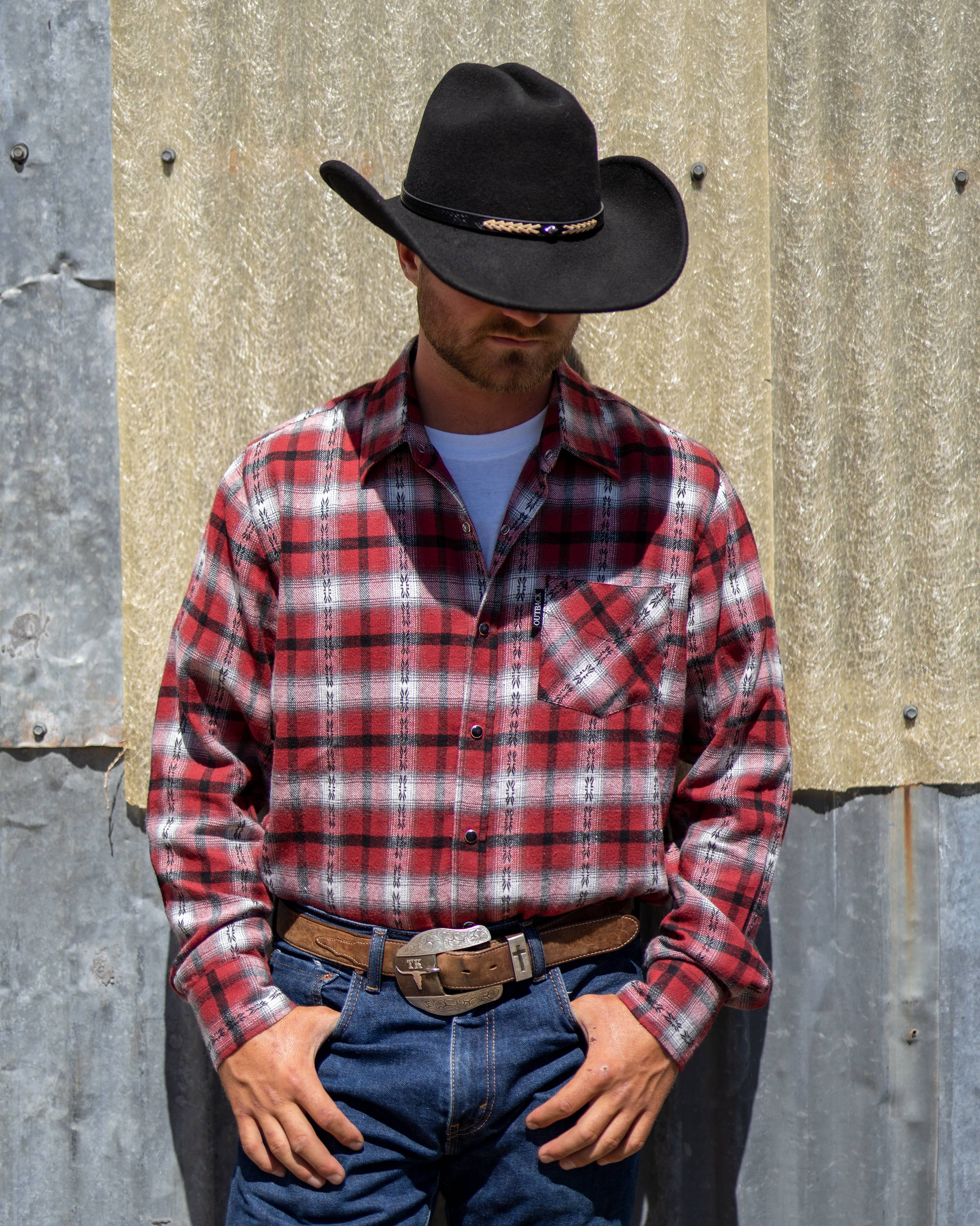 Outback Trading Mens Raynor Flannel Shirt