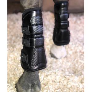 Majyk Equipe Estrella Carbon Leather Tendon Boots - Sold in Pairs