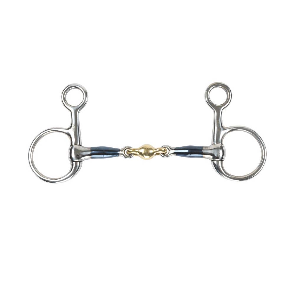 Shires Blue Sweet Iron Hanging Cheek with Lozenge Bit