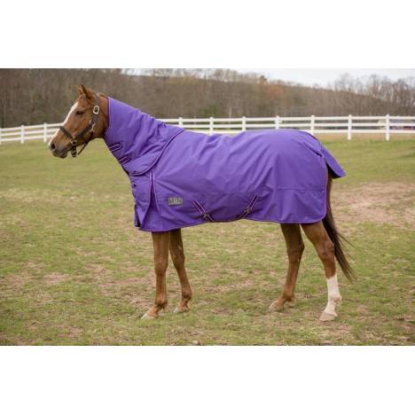 TuffRider 1200D Comfy Winter Medium Weight Turnout Blanket Detachable Neck 200 grams