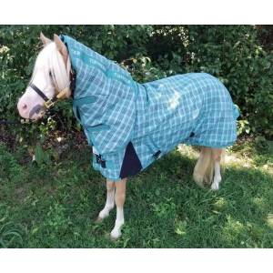 TuffRider 1200D Ripstop Medium Weight Mini Turnout Blanket with Combo Neck