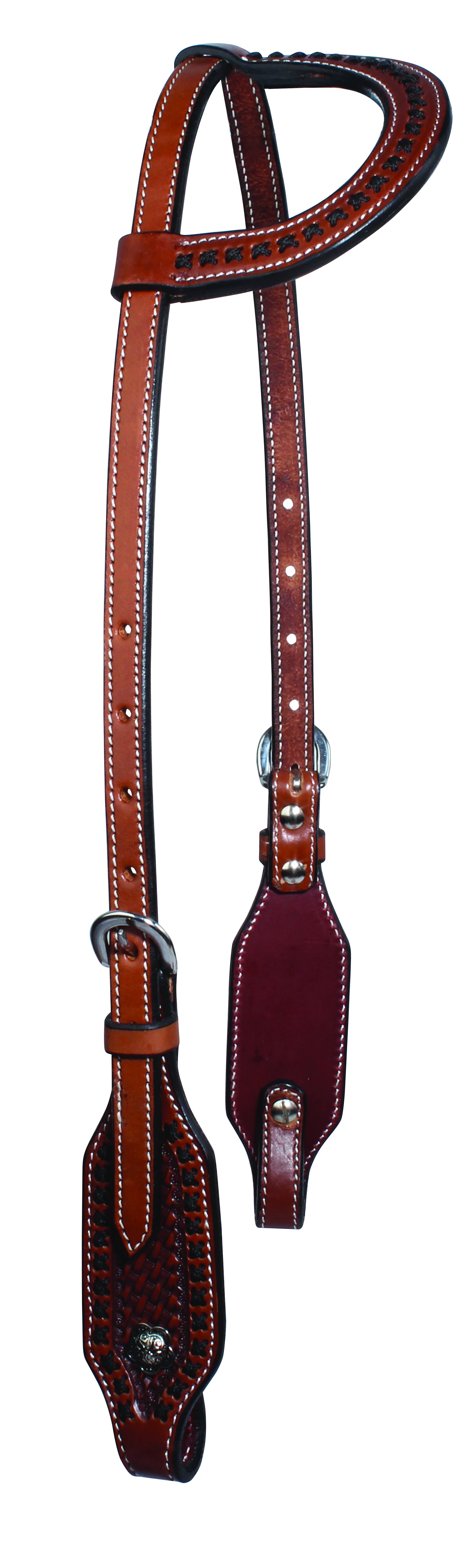 Professionals Choice Cross Stitch One Ear Headstall