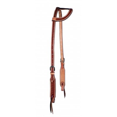 Professionals Choice Windmill Collection Natural Border Single Ear Headstall