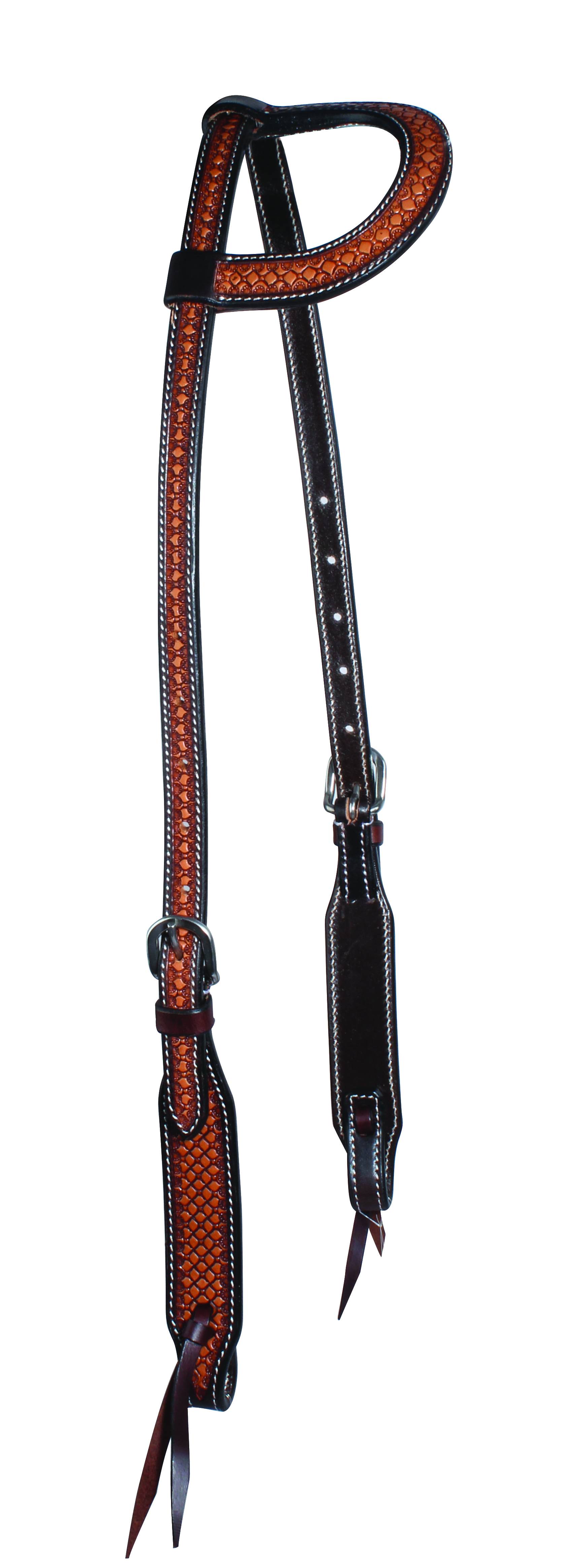 3P1022 Professionals Choice Reptile One Ear Headstall sku 3P1022