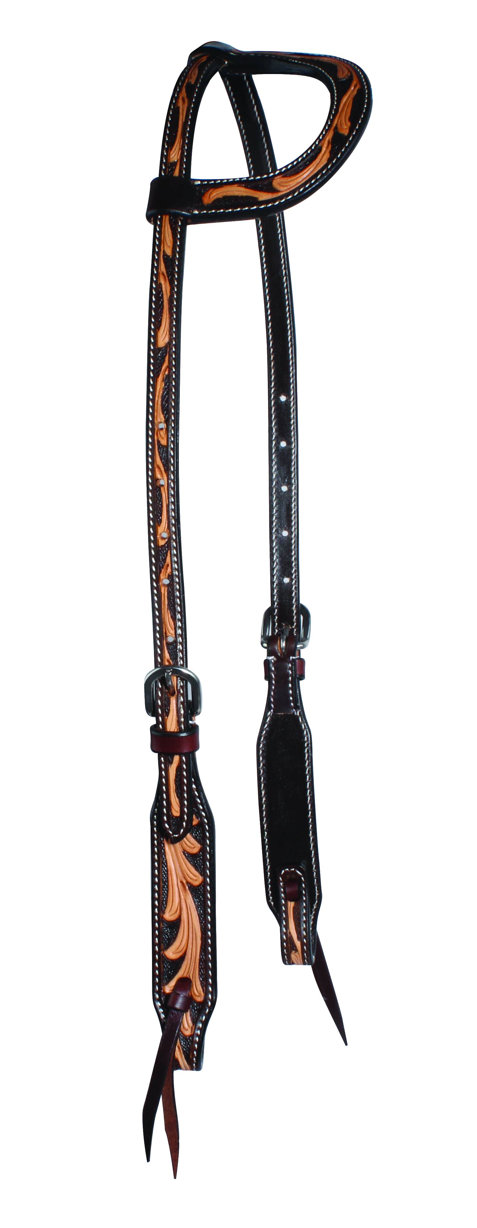 Professionals Choice Floral One-Ear Headstall