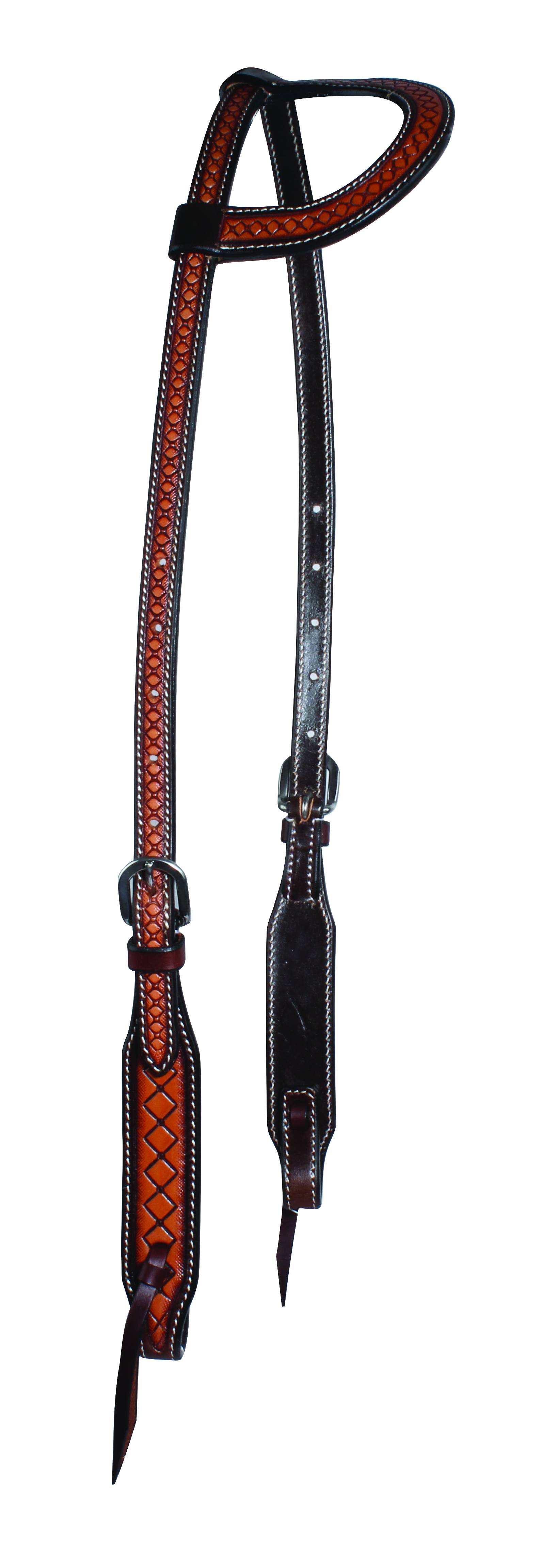 Professionals Choice Crosshatch One Ear Headstall