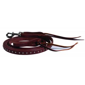 Professionals Choice Ranch Dotted Pineapple Knot Roping Reins