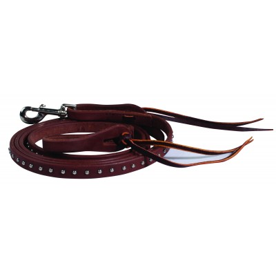 Professionals Choice Ranch Dotted Pineapple Knot Roping Reins