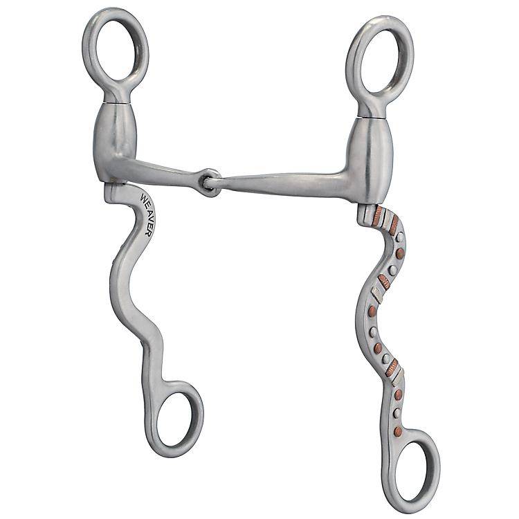 4-249653 Weaver ProSeries Snaffle with Accent Long Shank Bi sku 4-249653