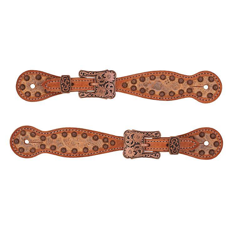 4-249704 Weaver Ladies Copper Blossom Spur Straps sku 4-249704