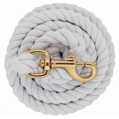 Weaver Leather 8' Cotton Lead Rope withBrass Plated 225 Snap