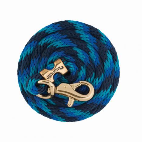 Weaver Poly Lead Rope With Brass Plated Bull Trigger Snap