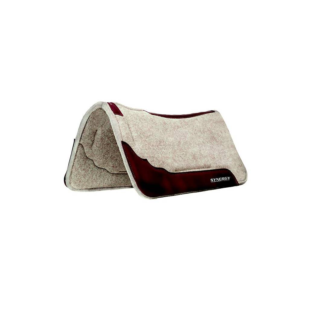 Weaver Synergy Contoured Wool BlendFelt 3/4" Performance Saddle Pad