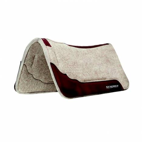 Weaver Synergy Contoured Wool BlendFelt 3/4" Performance Saddle Pad