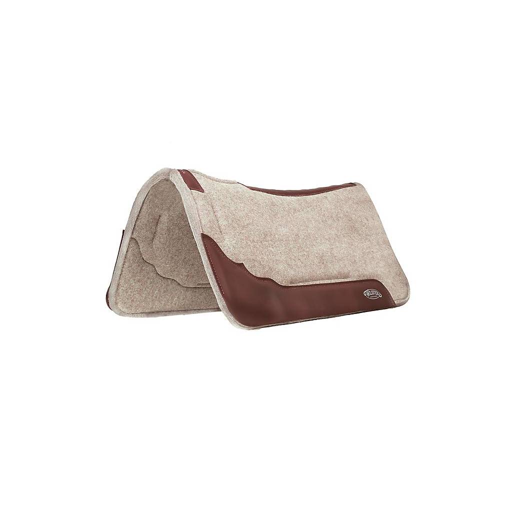 Weaver Synergy Contoured Wool BlendFelt 1" Performance Saddle Pad