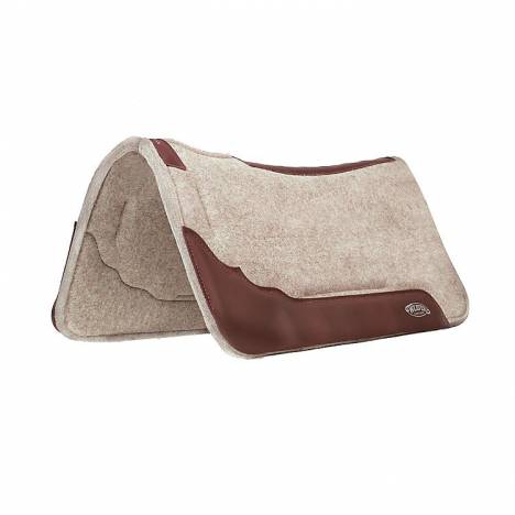 Weaver Synergy Contoured Wool BlendFelt 1" Performance Saddle Pad