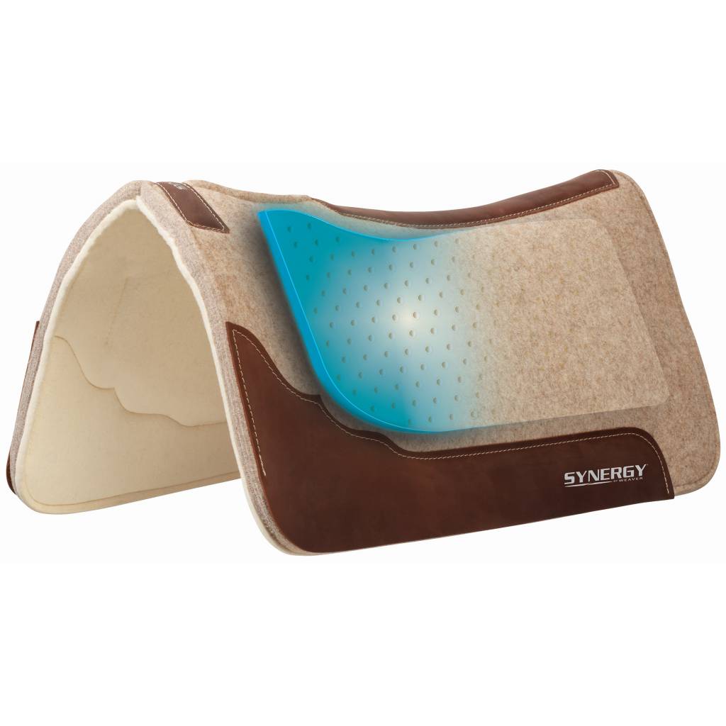 Weaver Contoured F10 Virgin MerinoWool Felt Saddle Pad