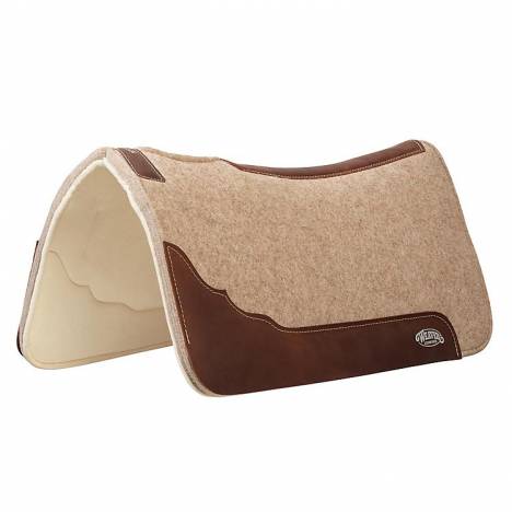 Weaver Synergy Contoured F10 VirginMerino Wool Felt PerformanceSaddle Pad