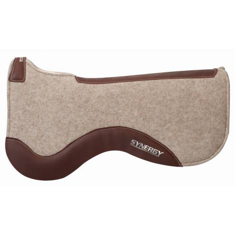 Weaver Synergy Contoured F10 3/4" VirginMerino Wool Felt PerformanceSaddle Pad