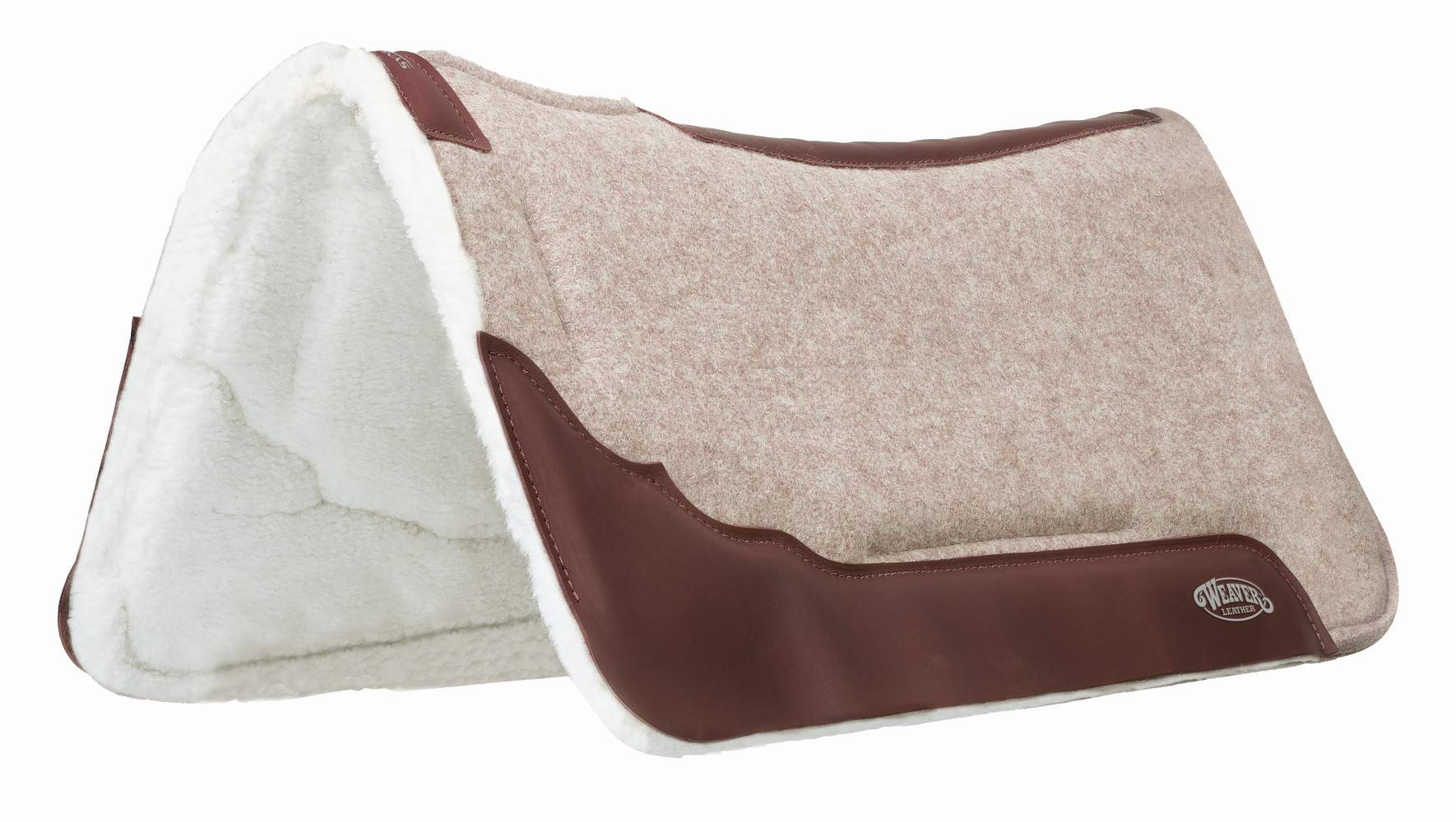 4-250577 Weaver Leather Contoured Wool Blend FeltSaddle Pad sku 4-250577