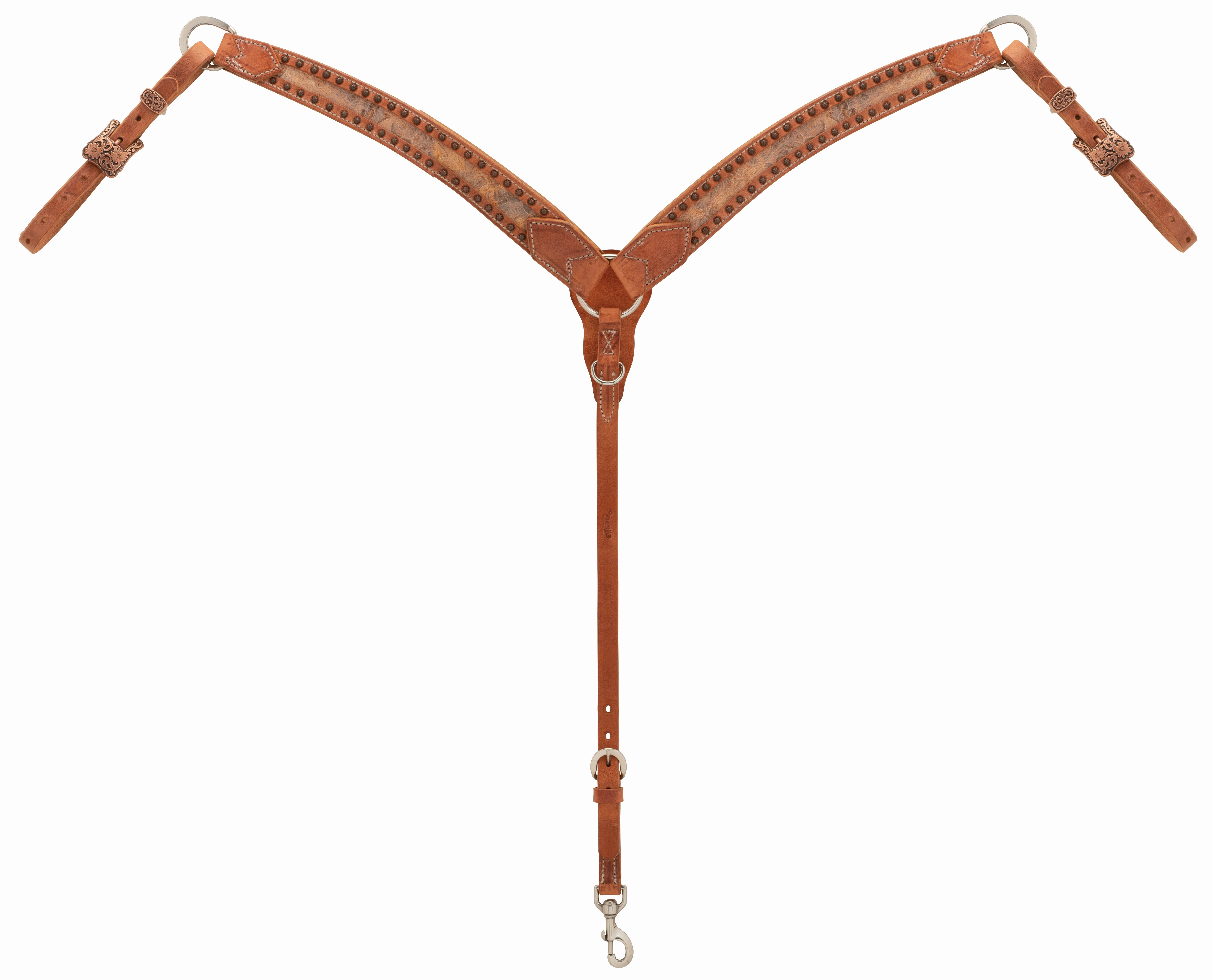 Weaver Leather Copper Blossom Contoured Breast Collar