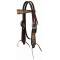 Weaver Leather Turquoise Cross Navajo ArrowStraight Brow Headstall