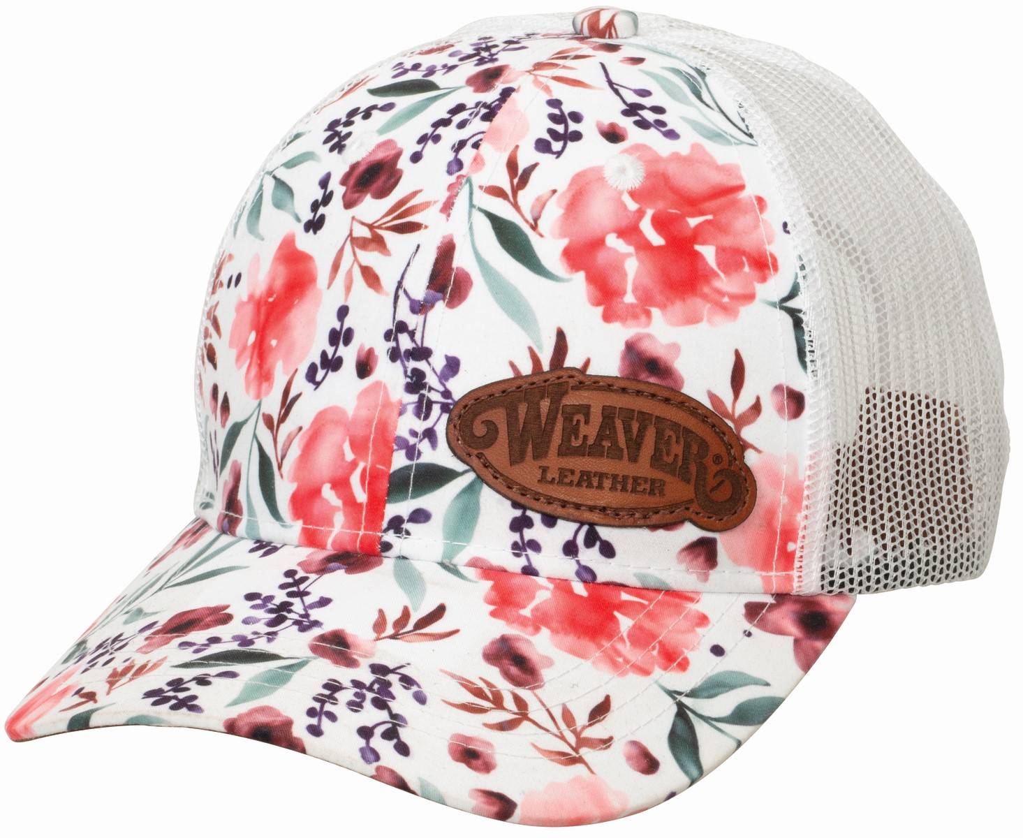 Weaver Leather FloralWatercolor Mesh Cap