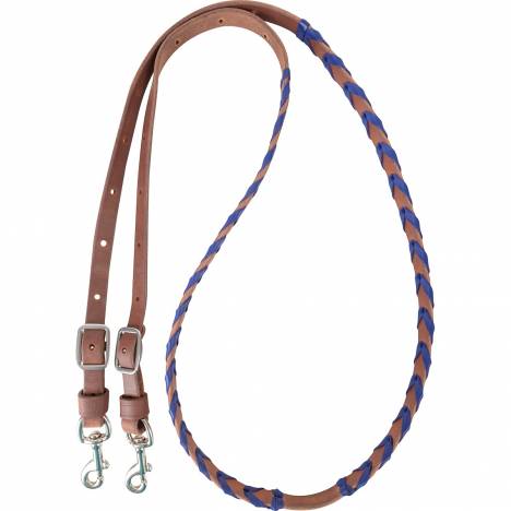 Martin Saddlery Barrel Rein with Latigo Lacing