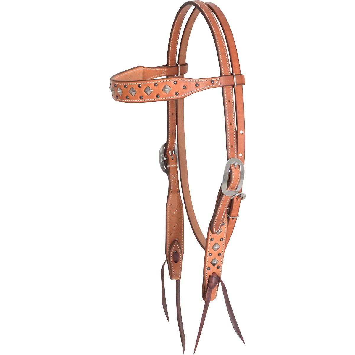 Martin Saddlery Pyramid Dots Browband Headstall