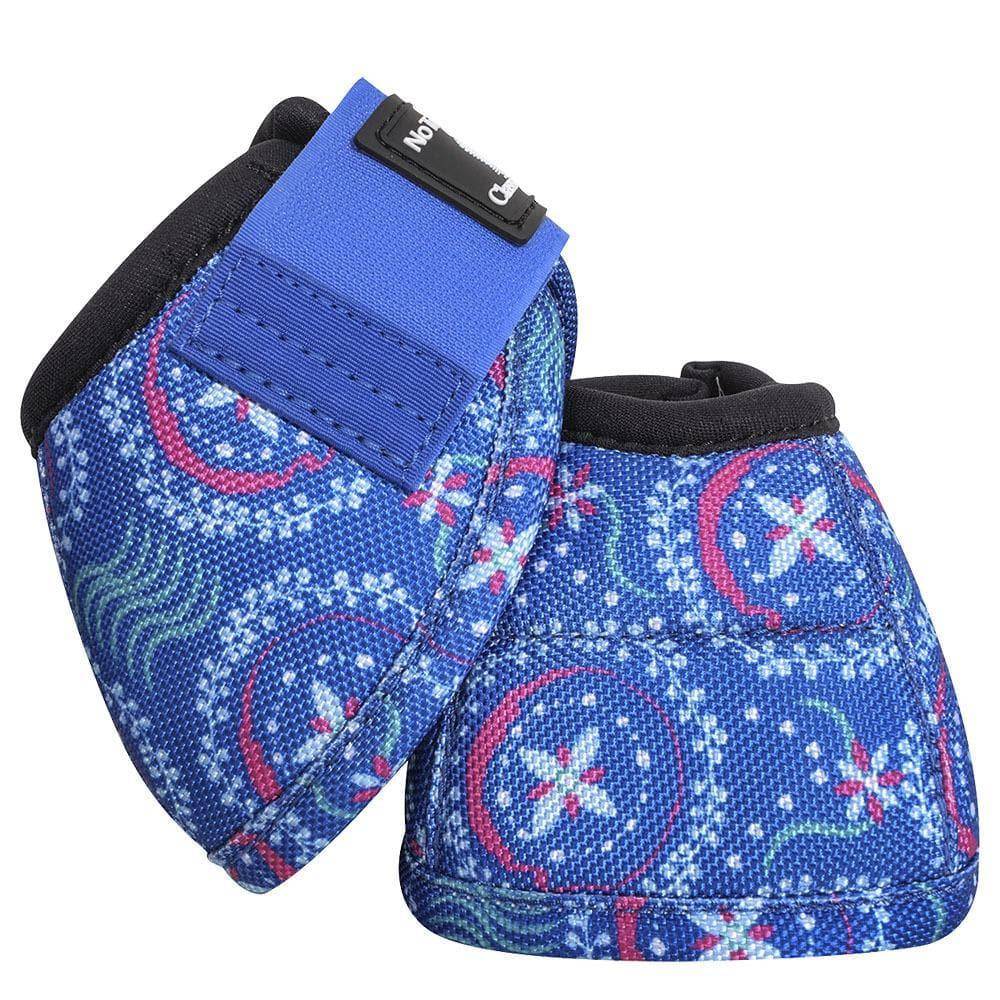 Classic Equine Dyno Turn Bell Boots Blue Small